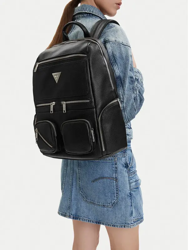 Guess Jeans Guess Jeans Ruksak CWBEO-GUESS-B-006-09 Crna