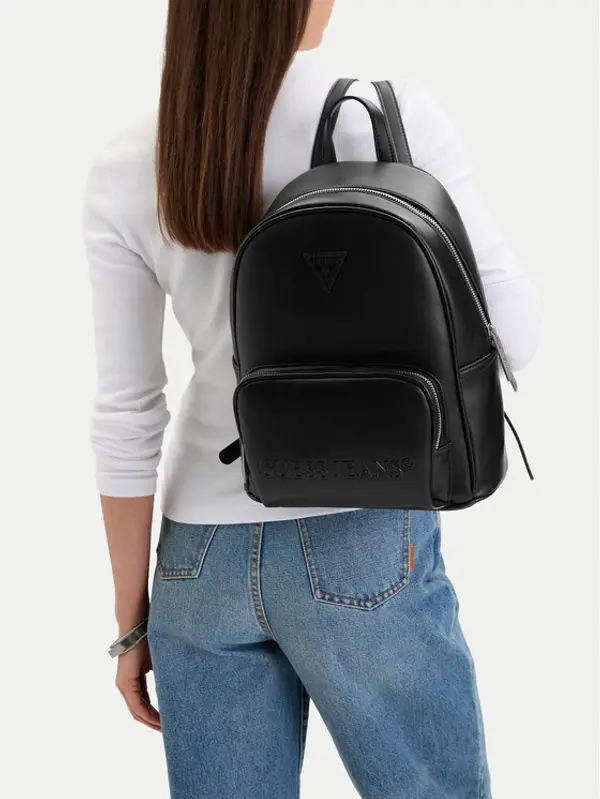 Guess Jeans Guess Jeans Ruksak CWBEO-GUESS-B-011-09 Crna