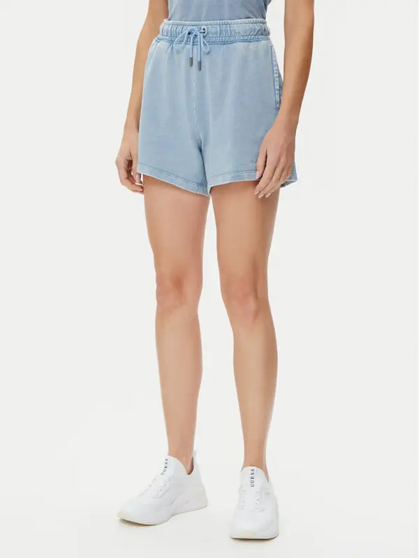 Guess Jeans Guess Jeans Sportske kratke hlače W5GD0N KCTJ1 Plava Relaxed Fit
