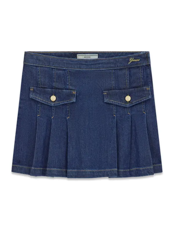 Guess Guess Jeans suknja J6GD33 D8260 Plava Regular Fit