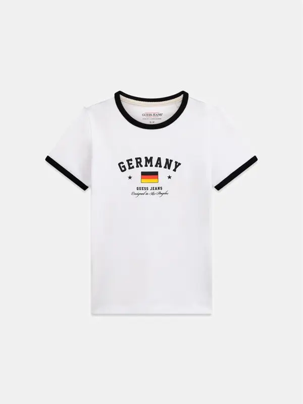Guess Jeans Guess Jeans T-shirt 183096 Bijela Classic Fit