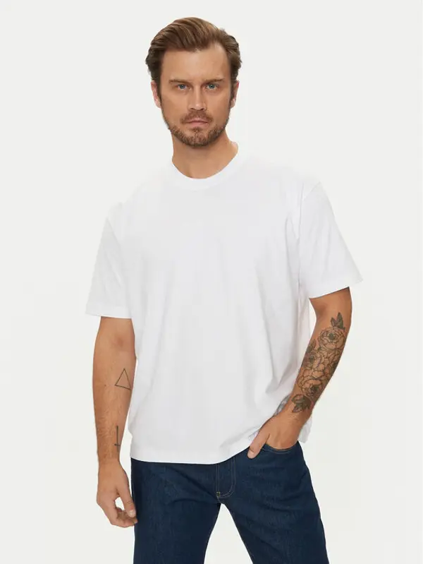 Guess Jeans Guess Jeans T-shirt M4YI44 K8FQ4 Bijela Regular Fit