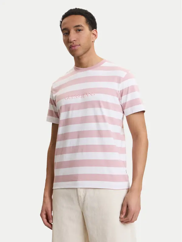 Guess Jeans Guess Jeans T-shirt M4YI84 K9XF1 Ružičasta Regular Fit