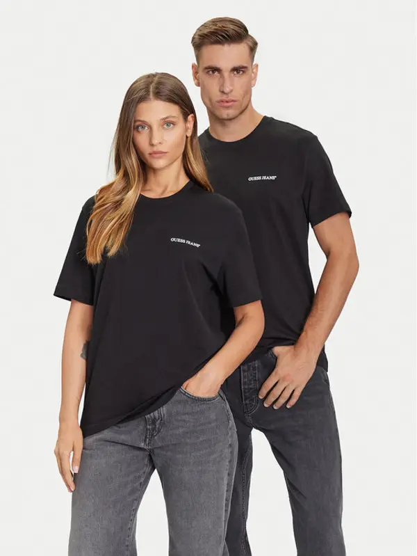 Guess Jeans Guess Jeans T-shirt M5BI78 K8FQ4 Crna Regular Fit