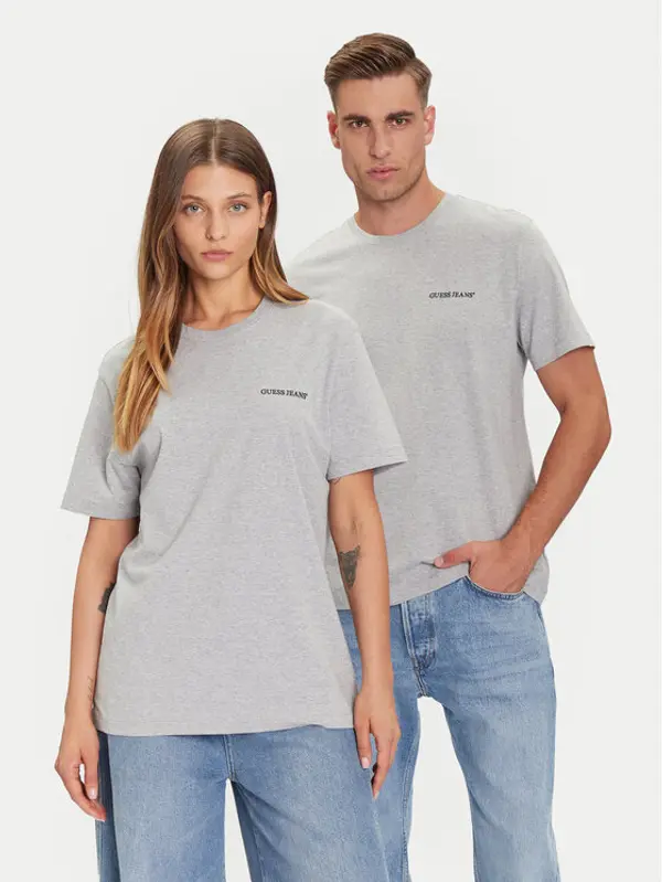 Guess Jeans Guess Jeans T-shirt M5BI78 K8FQ4 Siva Regular Fit