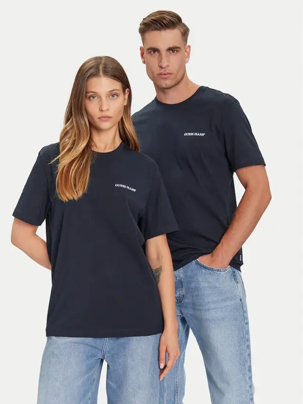 Guess Jeans Guess Jeans T-shirt M5BI78 K8FQ4 Tamnoplava Regular Fit