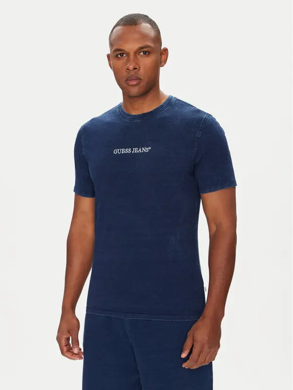 Guess Jeans Guess Jeans T-shirt M5YI34 KCTG1 Plava Slim Fit