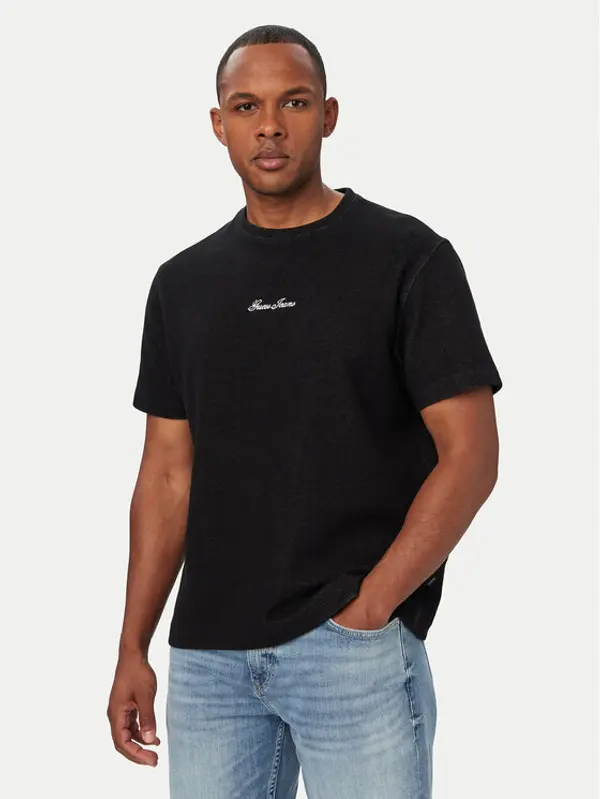 Guess Jeans Guess Jeans T-shirt M6YP09 K4177 Crna Regular Fit