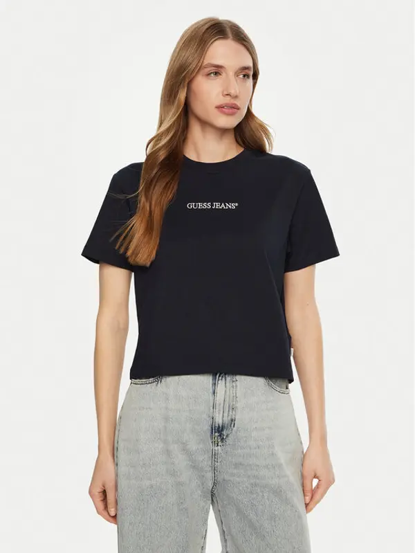 Guess Jeans Guess Jeans T-shirt W5RI42 K8HM0 Plava Regular Fit