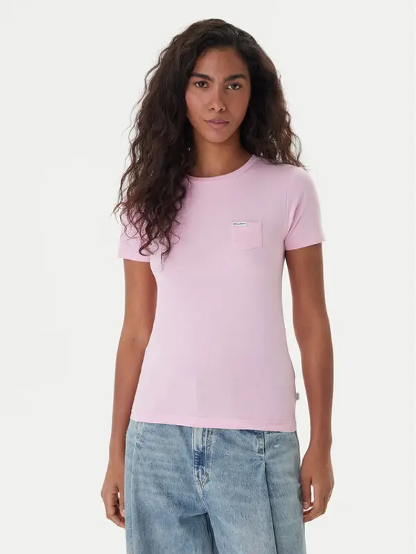 Guess Jeans Guess Jeans T-shirt W5RI52 J1314 Ružičasta Regular Fit