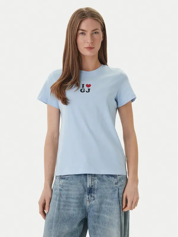 Guess Jeans Guess Jeans T-shirt W6GI45 K8HM0 Svijetloplava Regular Fit