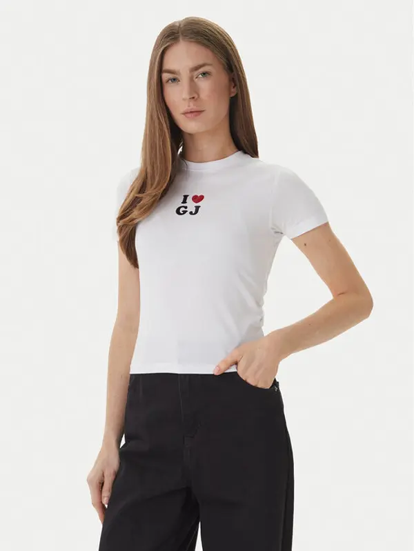 Guess Jeans Guess Jeans T-shirt W6GIB1 J1314 Bijela Slim Fit