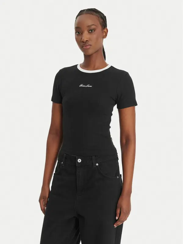 Guess Jeans Guess Jeans T-shirt W6GPA9 KF641 Crna Slim Fit