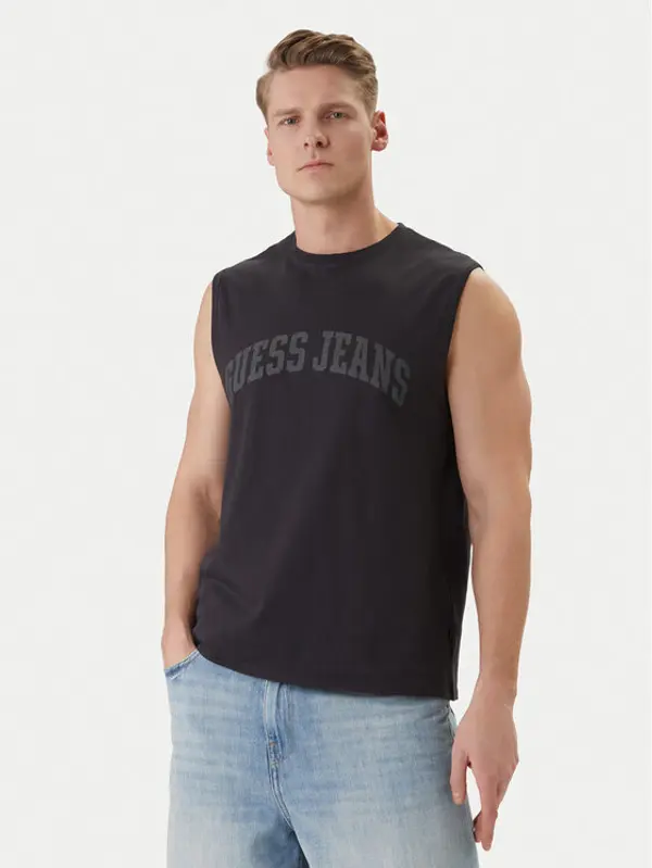 Guess Jeans Guess Jeans Tank top M6GPB2 K8FQ4 Crna Regular Fit
