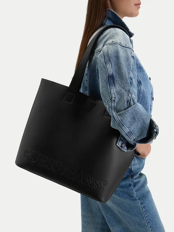 Guess Jeans Guess Jeans Torbica CWBEO-GUESS-B-010-09 Crna