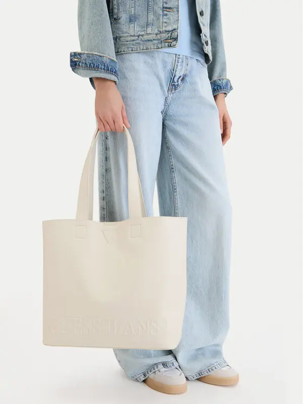 Guess Jeans Guess Jeans Torbica CWBEO-GUESS-B-010-09 Écru