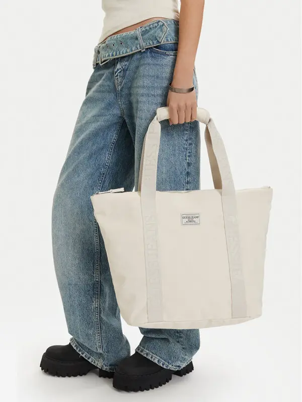 Guess Jeans Guess Jeans Torbica CWBEO-GUESS-B-016-09 Écru