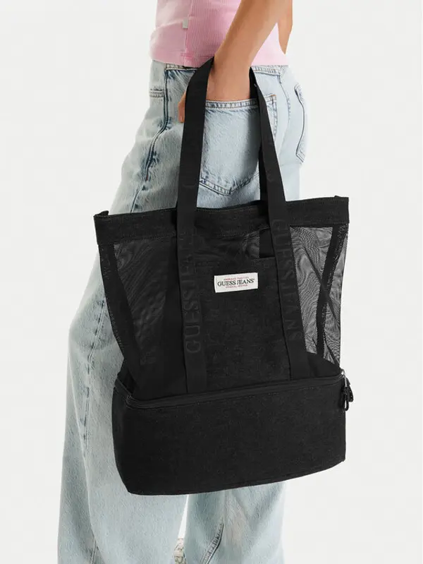Guess Jeans Guess Jeans Torbica CWBEO-GUESS-M-004-09 Crna