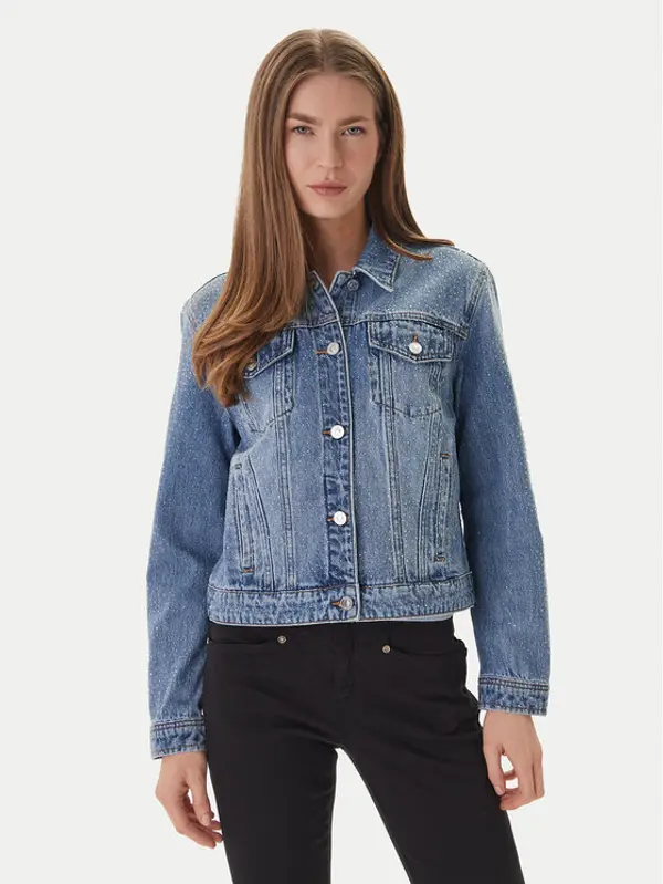 Guess Jeans Guess Jeans Traper jakna W6GN14 D0971 Plava Regular Fit