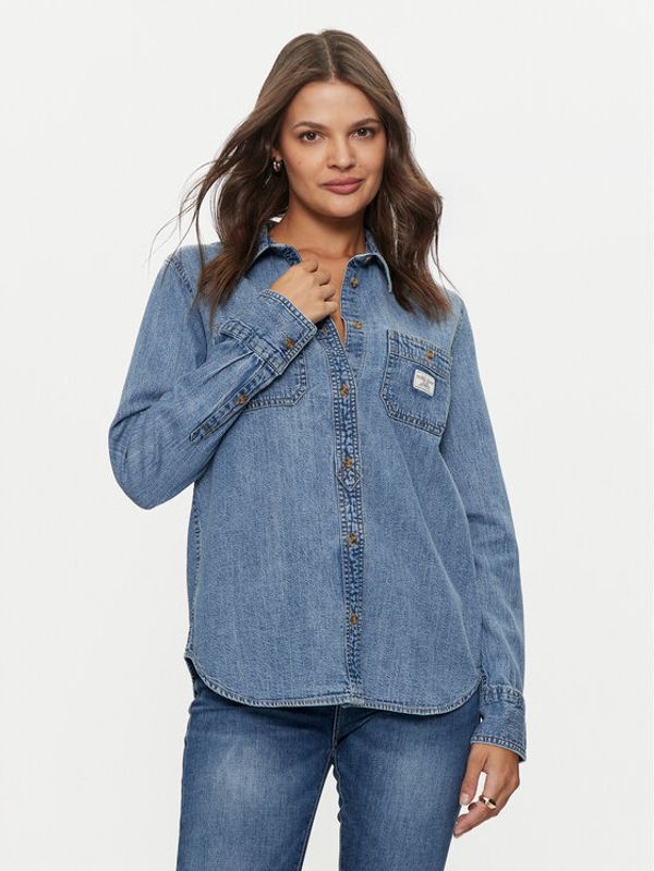 Guess Jeans Guess Jeans traper košulja W4YH37 D5EI2 Plava Regular Fit