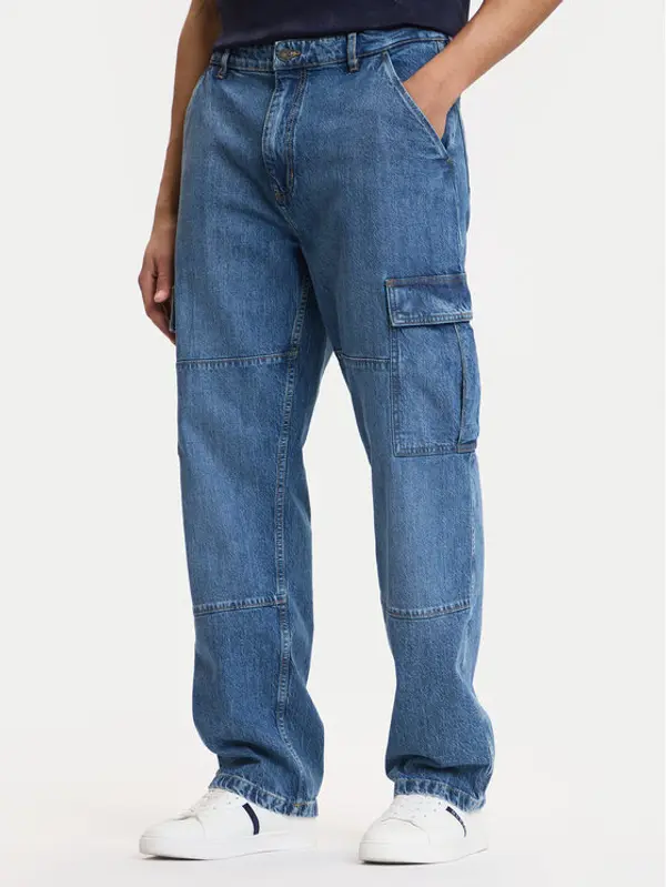 Guess Jeans Guess Jeans Traperice M5RA88 D5M53 Plava Relaxed Fit
