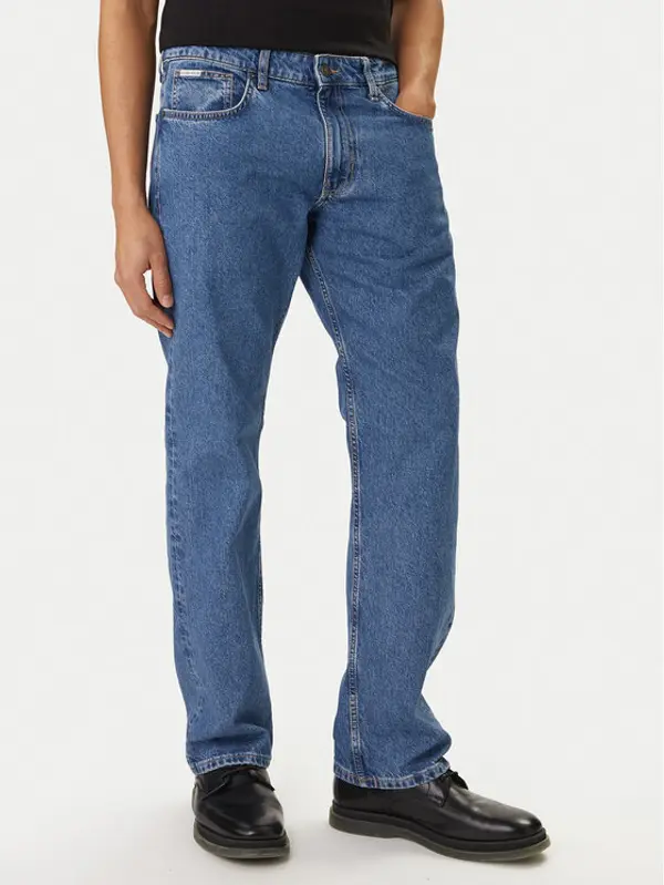 Guess Jeans Guess Jeans Traperice M5YA1B D633A Plava Straight Fit