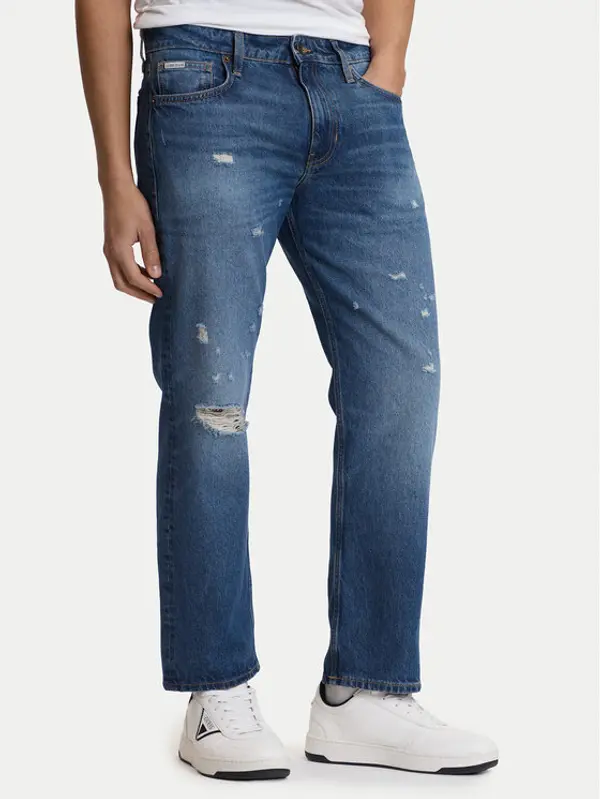Guess Jeans Guess Jeans Traperice M5YA1B D6367 Plava Straight Fit