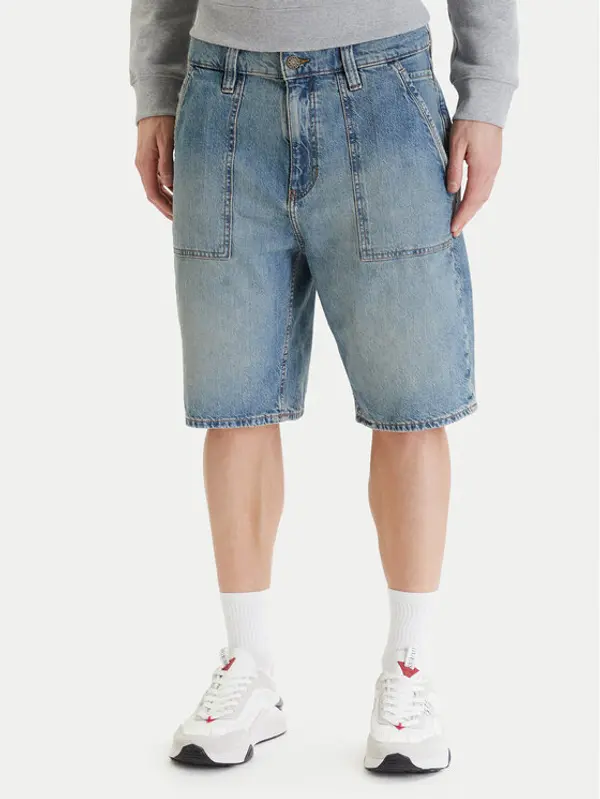 Guess Jeans Guess Jeans Traperice M6GD00 D5M5S Plava Relaxed Fit