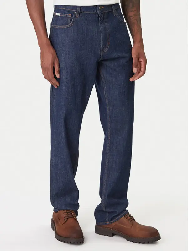 Guess Jeans Guess Jeans Traperice M6RA1B D002G Tamnoplava Relaxed Fit