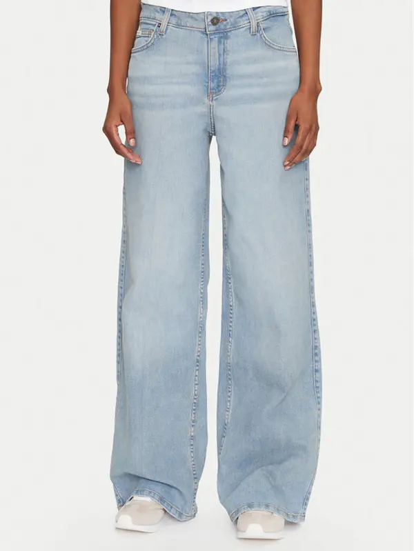 Guess Jeans Guess Jeans Traperice W4BA0Y D5CCA Plava Wide Leg
