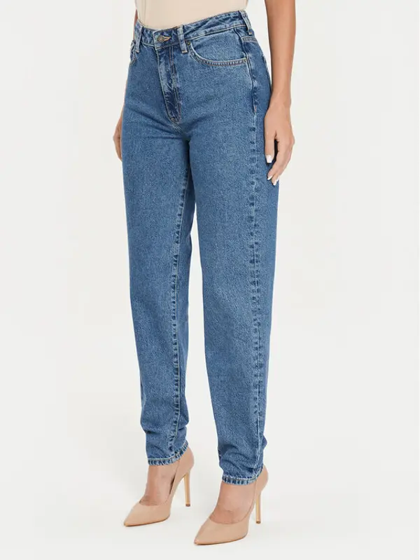 Guess Jeans Guess Jeans Traperice W4YA0D D5CC3 Plava Relaxed Fit