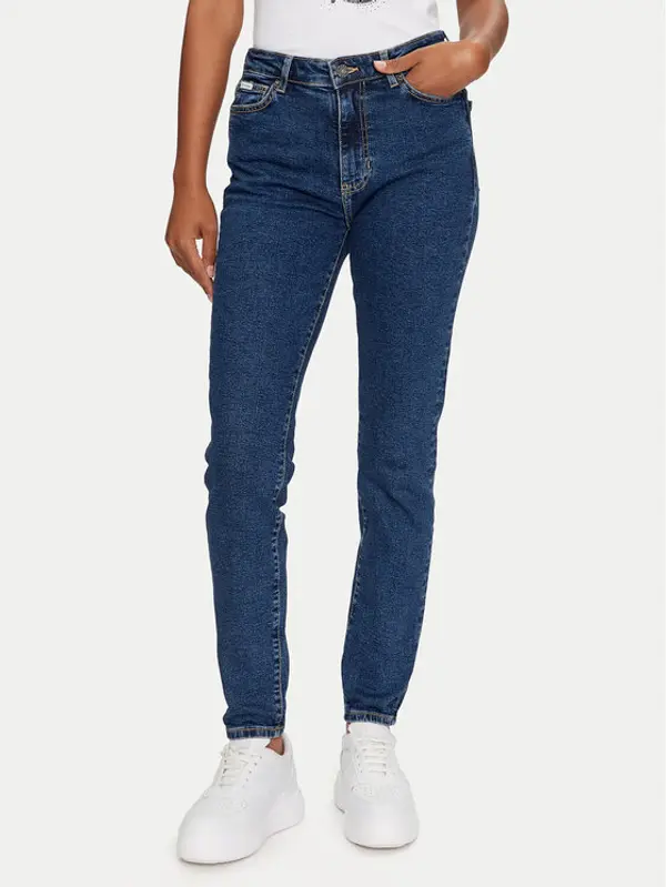 Guess Jeans Guess Jeans Traperice W4YA92 D5CB2 Tamnoplava Skinny Fit