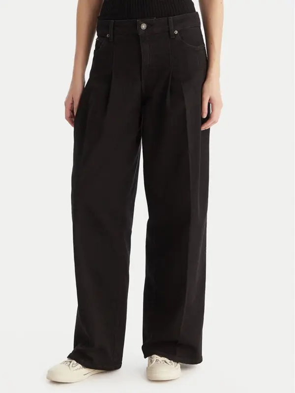 Guess Jeans Guess Jeans Traperice W5BA2U D0141 Crna Wide Leg