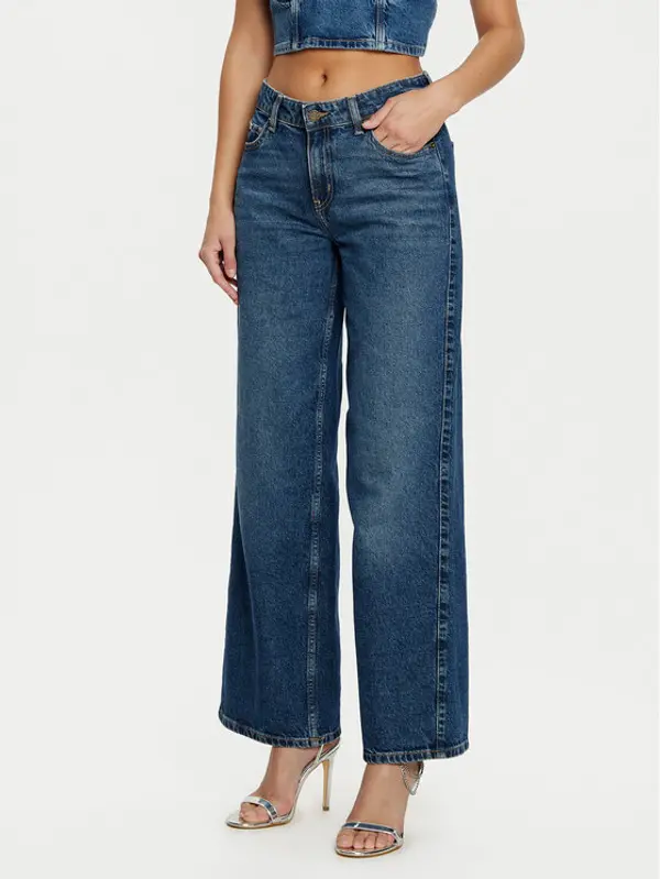 Guess Jeans Guess Jeans Traperice W5RA0Y D5M42 Tamnoplava Regular Fit