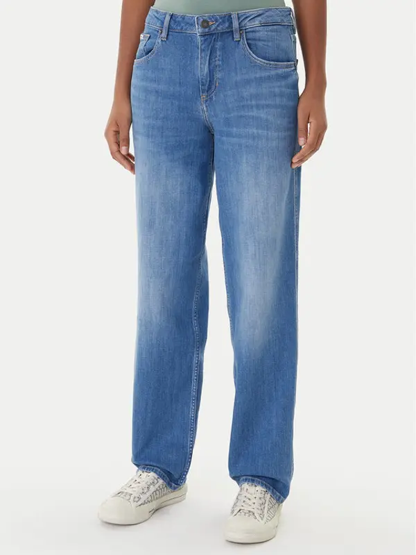 Guess Jeans Guess Jeans Traperice W5YA0I D0022 Plava Boyfriend Fit