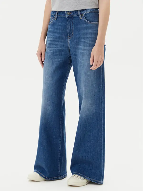 Guess Jeans Guess Jeans Traperice W5YA0O D0021 Plava Wide Leg