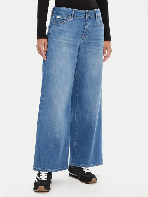 Guess Jeans Guess Jeans Traperice W5YA0O D0022 Plava Regular Fit