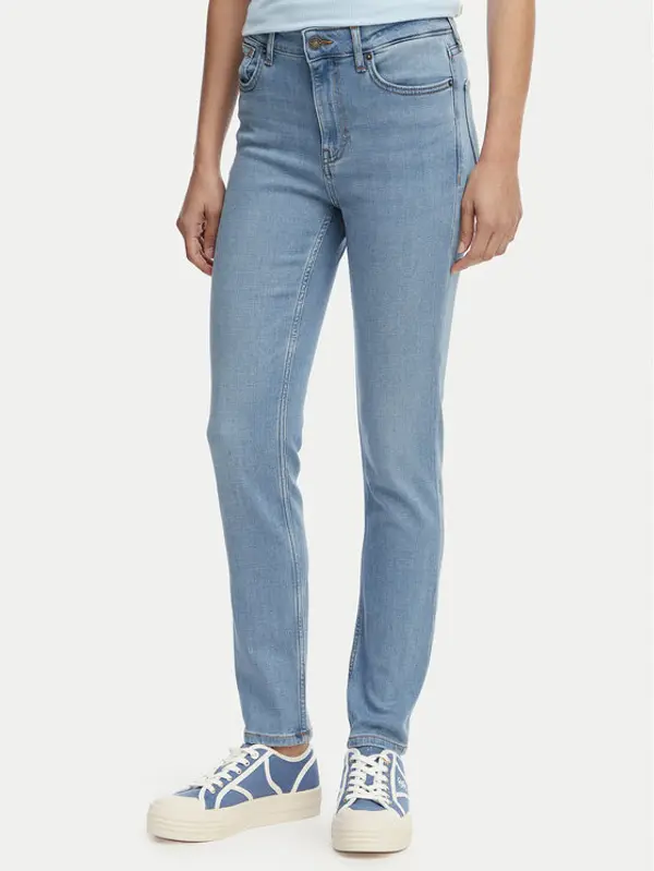 Guess Jeans Guess Jeans Traperice W5YA92 D7043 Plava Slim Fit
