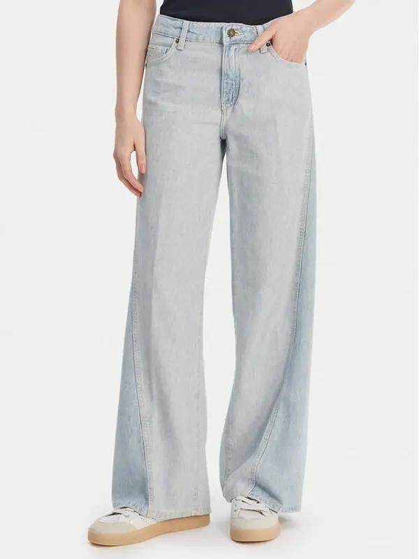 Guess Jeans Guess Jeans Traperice W6GA2T D6534 Plava Wide Leg