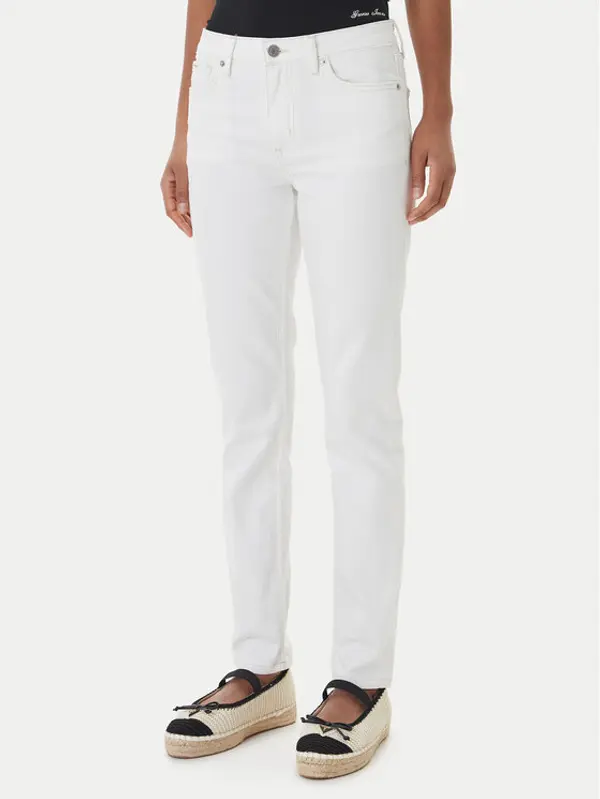 Guess Jeans Guess Jeans Traperice W6GA92 D7871 Bijela Skinny Fit