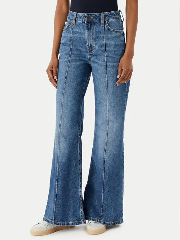 Guess Jeans Guess Jeans Traperice W6RA0R D6334 Plava Wide Leg