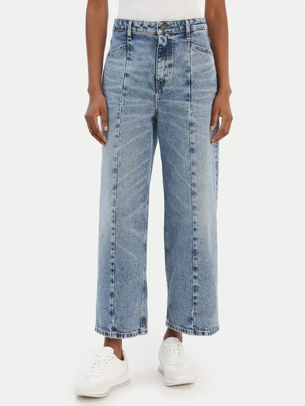Guess Jeans Guess Jeans Traperice W6RA1H D5M4M Plava Wide Leg