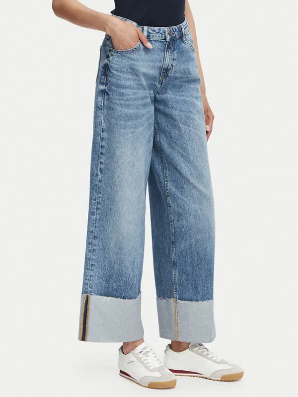 Guess Jeans Guess Jeans Traperice W6RA2B D5M5M Plava Wide Leg