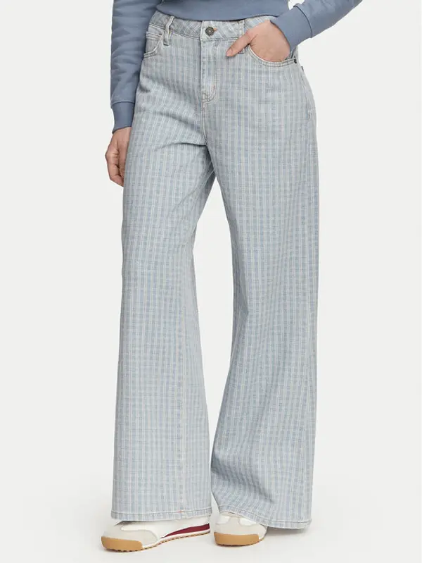 Guess Jeans Guess Jeans Traperice W6YA0O D1182 Plava Wide Leg