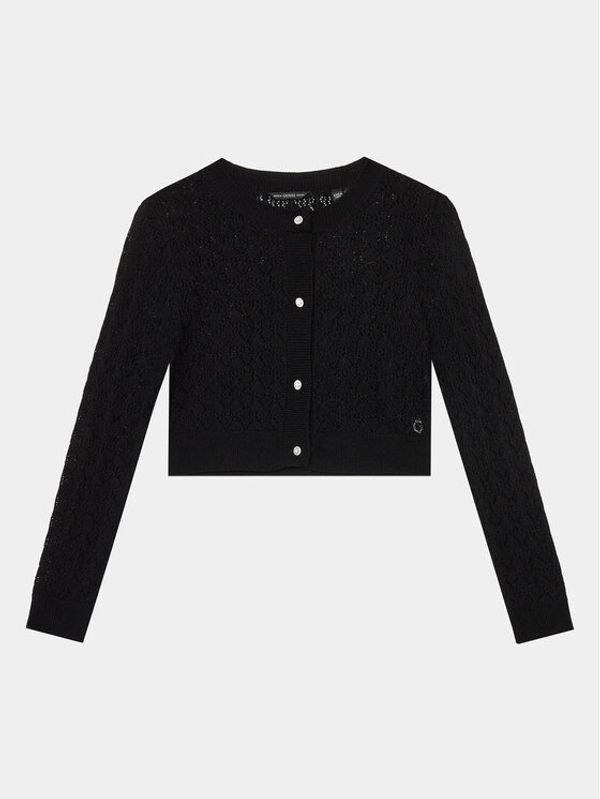 Guess Guess Kardigan J4RR03 Z3CD0 Crna Regular Fit