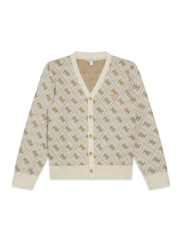 Guess Guess Kardigan L6RR12 Z3OE2 Bež Regular Fit