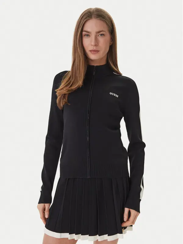Guess Guess Kardigan V6GR12 Z0752 Crna Regular Fit