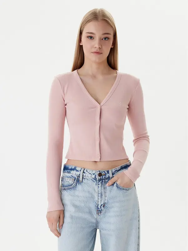Guess Guess Kardigan V6RP06 K8RT2 Ružičasta Regular Fit