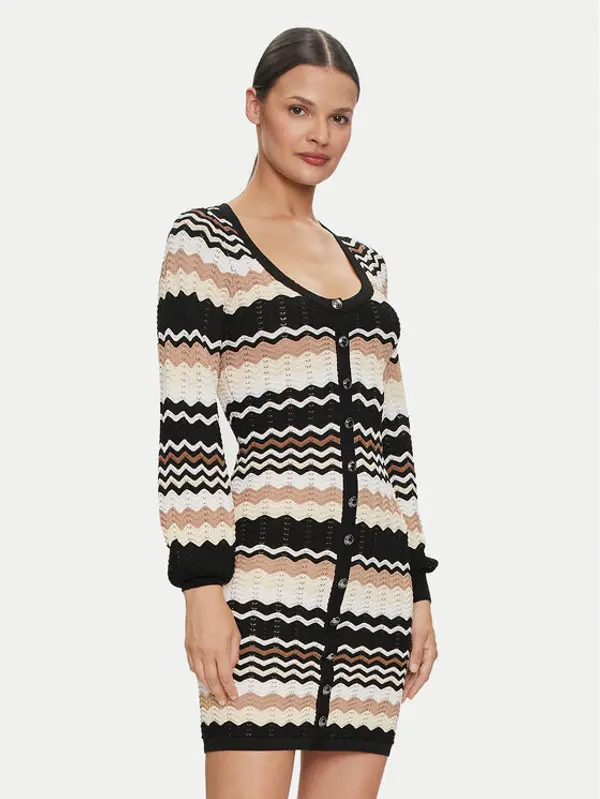 Guess Guess Kardigan Virginia W4YK90 Z3GC0 Crna Regular Fit