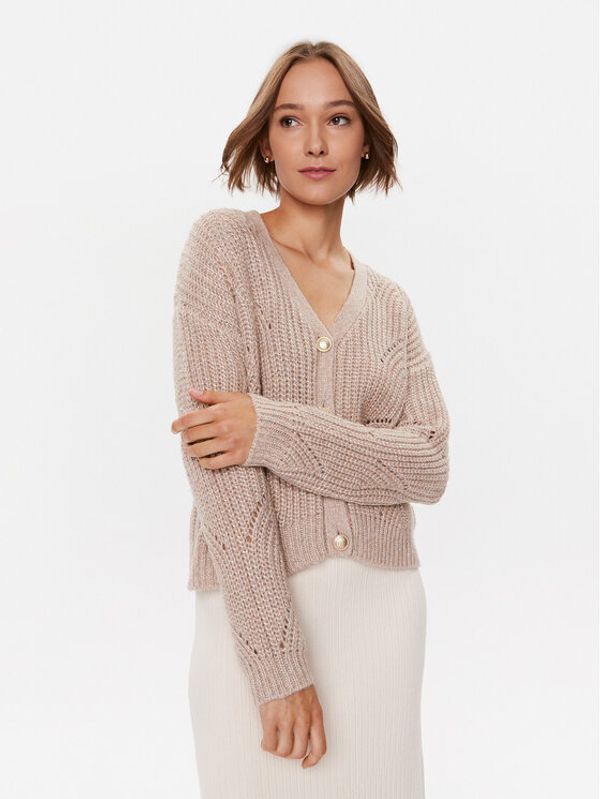 Guess Guess Kardigan W3BR47 Z3970 Bež Regular Fit